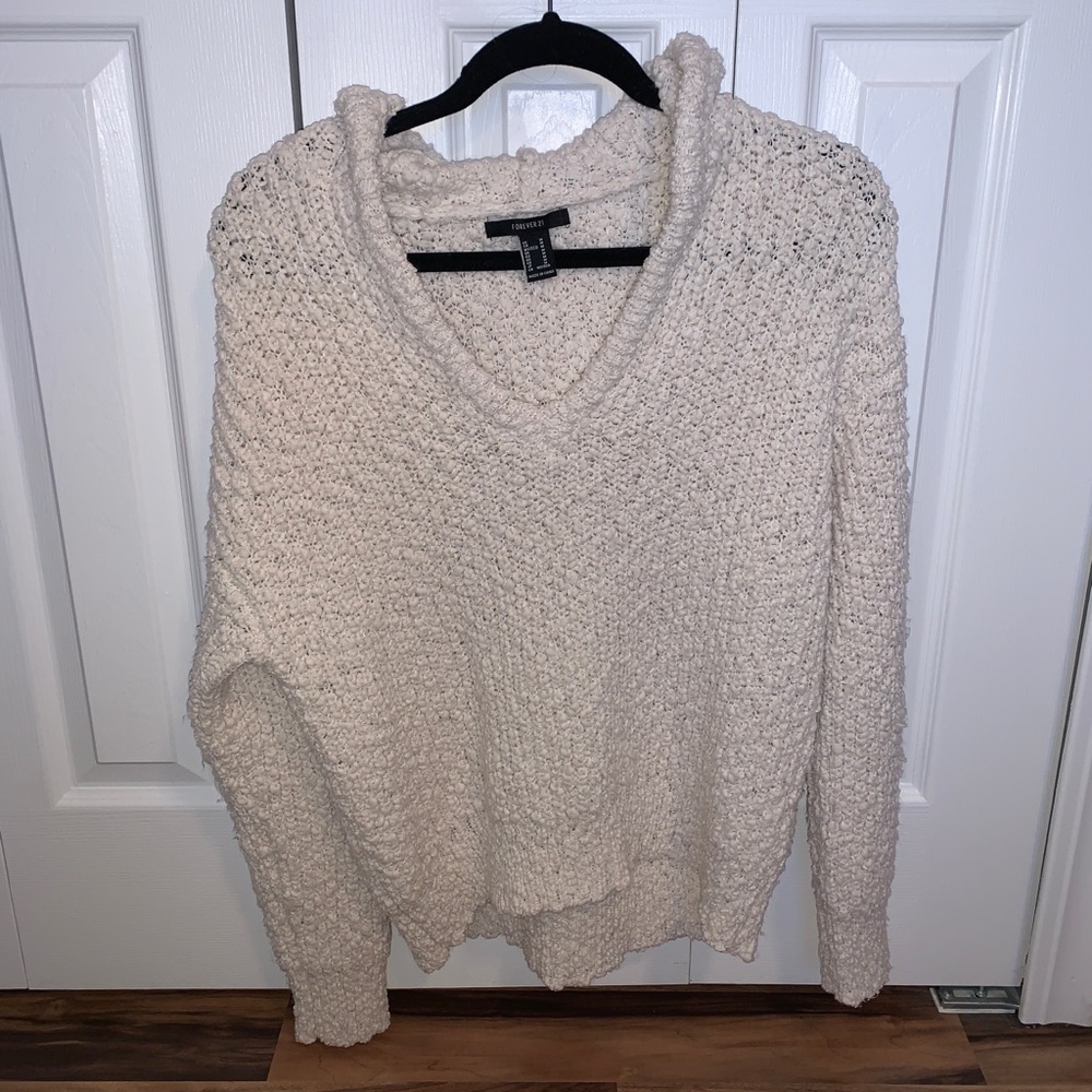 Stretchy hooded sweatshirt
